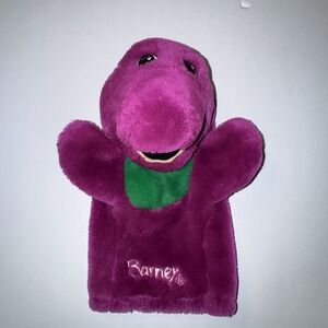 Vintage 1992 Barney The Purple Dinosaur Hand Puppet Kids 90s